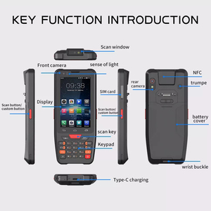 4 Inch Rugged Quản Lý Kho Hàng Máy Tính Cầm Tay <span class=keywords><strong>GPRS</strong></span> Cầm Tay <span class=keywords><strong>PDA</strong></span> Mã Vạch Máy Quét Laser - Product Image 5