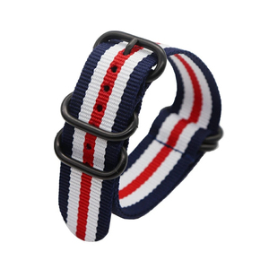 Lionorm Nhà Máy Bán Buôn 18-24Mm Nylon Dây Đeo Đồng Hồ 5 Nhẫn Có Thể Điều Chỉnh Thay Thế Ban Nhạc Đồng Hồ Vòng Đeo Tay Cho Nam Giới Phụ Nữ - Product Image 5