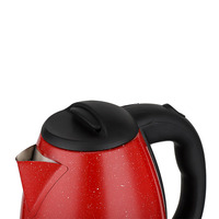 Bouilloire électrique à café, bouilloire électrique à base rotative à 360 degrés avec corps en acier inoxydable de couleur