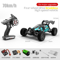 Coche Teledirigido Todoterreno de Alta Velocidad, Escala 1:16, Tracción en las Cuatro Ruedas, Bigfoot, Escalada, Seguridad, Plástico ABS, Colorido, Regalo de Navidad