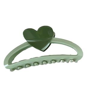 ที่หนีบผมผู้หญิงหรูหราสีสันสดใสขนาด8.5ซม. ที่ติดผมรูปหัวใจสีแดงพลาสติกสำหรับงานปาร์ตี้สำหรับเด็กผู้หญิงและวันวาเลนไทน์ - Product Image 6