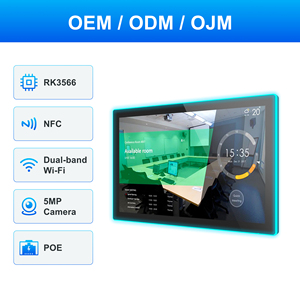 <span class=keywords><strong>Tablette</strong></span> tactile murale <span class=keywords><strong>Android</strong></span> 11 <span class=keywords><strong>de</strong></span> 10,1 pouces, 2+16 Go, barre lumineuse LED, NFC, POE, WiFi 5G pour les réunions <span class=keywords><strong>de</strong></span> bureau et les affaires - Product Image 1