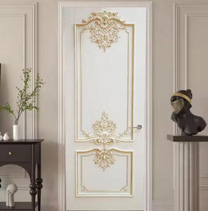 Portes intérieures modernes en bois, fabrication directe <span class=keywords><strong>d</strong></span>'usine, <span class=keywords><strong>porte</strong></span> en MDF à finition lisse avec conception ignifuge et insonorisée - Product Image 2