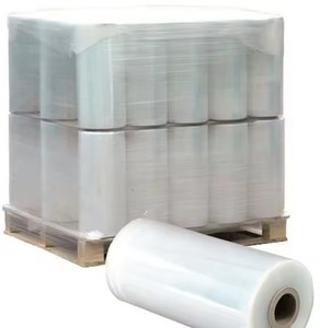 Wholesale Custom <b>Plastic</b> Packaging Film Roll LDPE <b>Shrink</b> Wrap Roll Hand Stretch Film - Product Image 1