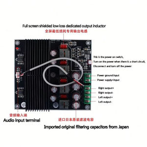 โมดูล TPA3255HIFI DIY บอร์ดแอมพลิฟายเออร์กำลังสูงแบบสองช่องสัญญาณ D-Class ดูอัลคอร์ 600W+600W โมดูลและชุดอุปกรณ์อิเล็กทรอนิกส์ - Product Image 3