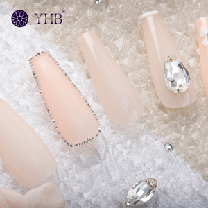 Perles de verre microscopiques haut de gamme pour nail art, strass en vrac effet diamant elfe argenté - Product Image 2