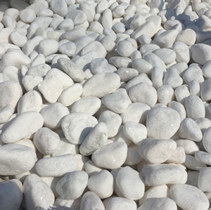 Décoration de jardin naturelle en pierre de rivière blanche polie non polie de haute qualité avec style de conception chinoise pour une utilisation en extérieur - Product Image 2