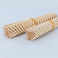 Brochettes en bois pointues, pics à nourriture, finition polie, durables, multifonctions, jetables, biodégradables, écologiques, portables pour