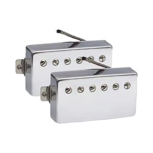 Alnico 5 placa base de plata de níquel pastilla de guitarra eléctrica LP Humbucker piezas y accesorios para instrumentos de cuerda - Product Image 1