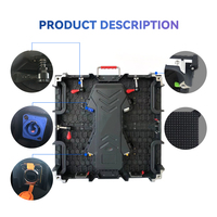 Écran LED transparent 500x500mm, pas de pixel 3mm, taille personnalisée, pour concerts et marketing, prix au mètre carré, vente en gros, location pour discothèques et enseignes