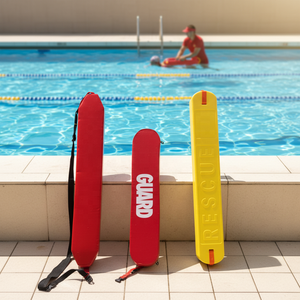 M-RT02 MYWELL Tube de sauvetage flottant jaune et rouge <span class=keywords><strong>en</strong></span> matériau XPE pour sauveteurs - Product Image 1