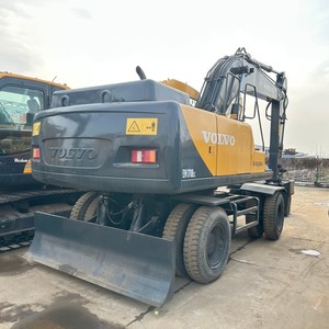 Excavadora de ruedas <span class=keywords><strong>Volvo</strong></span> <span class=keywords><strong>EW170</strong></span> usada de alta calidad con motor de núcleo Componentes de motor y bomba Buen Estado - Product Image 1
