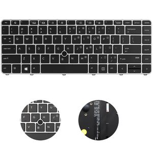 Nuevo <span class=keywords><strong>Teclado</strong></span> Retroiluminado con Puntero para HP EliteBook 840 G3 G4 745 G3 G4 848 G3, P/N 901042-001 836308-001, <span class=keywords><strong>Teclado</strong></span> Interno para Portátil en Español - Product Image 2