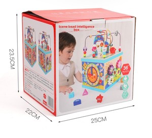 Boîte à trésors éducative en bois multifonctionnelle classique et très vendue pour les tout-petits, les enfants, les garçons et les filles - Product Image 3