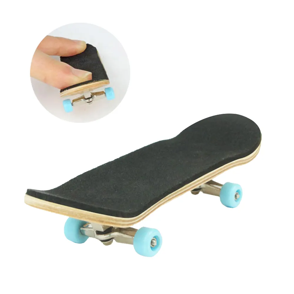 Wooden Skateboard 5layers Maple with Ball Bearings DIY Mini Skateboard Children Adults Toy Sports Game Finger Skate board