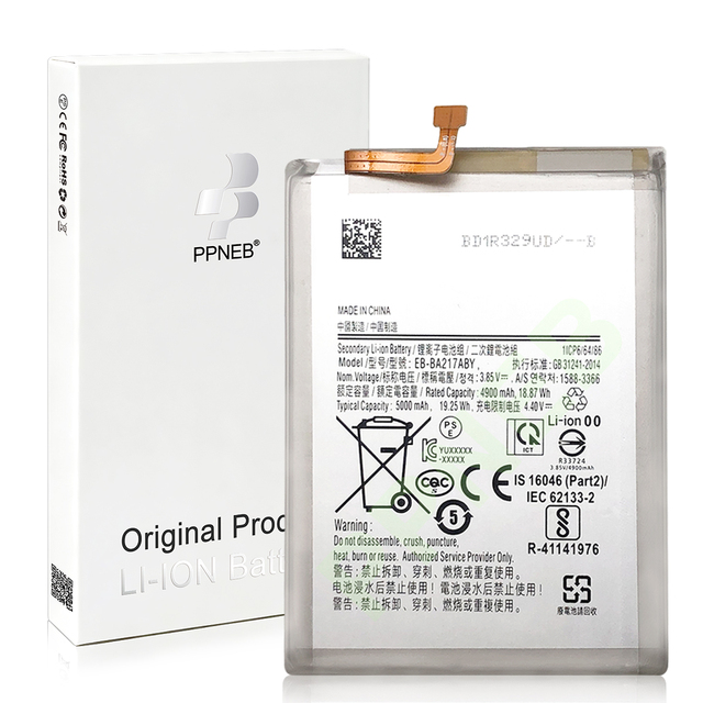 Wholesale Brand New 0 Cycle Replacement Lithium EB-BA217ABY Battery 4900mah Mobile Phone Battery for Samsung Galaxy A02 A04 A12