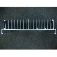 Radiateur en aluminium extrudé haute performance pour dissipateur thermique d'onduleur IGBT, usinage CNC sur mesure