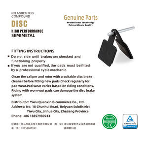 Plaquettes de <span class=keywords><strong>frein</strong></span> à disque hydraulique en métal ESLNF pour vélo, pièces de vélo de montagne XT M315 <span class=keywords><strong>Avid</strong></span> <span class=keywords><strong>BB5</strong></span> 7 E1 E3 - Product Image 5