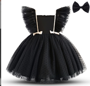 Abito da festa per <span class=keywords><strong>bambina</strong></span> all'ingrosso, ultimi modelli, vestito di compleanno per <span class=keywords><strong>bambina</strong></span> con decorazioni in pizzo per concorsi di bellezza, <span class=keywords><strong>abbigliamento</strong></span> per neonati e bambini - Product Image 2