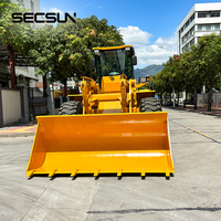Machinerie de construction Chargeuse-pelleteuse 4x4 de 5 tonnes 6 tonnes 7 tonnes 8 tonnes avec commande par joystick