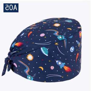 Chapeaux chirurgicaux Valiclud pour femmes, bonnet médical ajustable pour cheveux longs, chapeau de travail pour médecin et infirmière - Product Image 3