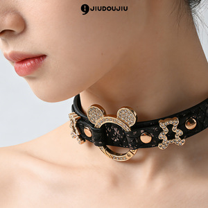 สร้อยคอรูปแบบหนังงู, ของเล่นทางเพศสำหรับผู้ใหญ่ SM, เครื่องประดับคอสเพลย์/อนิเมะ, มีบริการดรอปชิปปิ้ง - Product Image 1