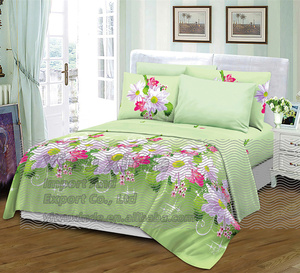 Nhà Sản Xuất Giá Rẻ Giá 6Pcs Tấm Với Vỏ Gối Được Trang Bị Tấm 6 Miếng Bedsheet Bộ Đồ Giường Vua Nữ Hoàng Kích Thước - Product Image 1