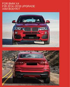 Kit de Carrocería X4m para BMW X4 F26 2014-2018, Mejora para BMW X4 F26 2014-2018 - Product Image 2