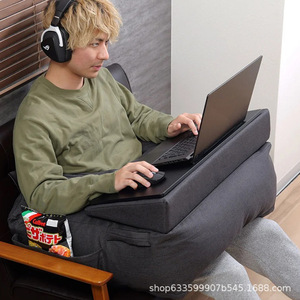 Du Babo <b>Memory</b> <b>Foam</b> Reading Pillow Rectangle With Pockets For Bed Sofa Use - Product Image 5