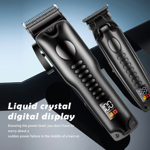 Bộ dụng cụ làm tóc Salon, máy cắt tóc không dây, máy tỉa tóc 0mm, máy cắt tỉa điện chuyên dụng, máy cắt hoàn thiện - Product Image 3