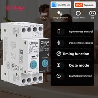 Disjoncteur intelligent WiFi IP66 1P+N AC90-240V, interrupteur intelligent, télécommande sans fil, minuterie, fonctionne avec Alexa Google Home