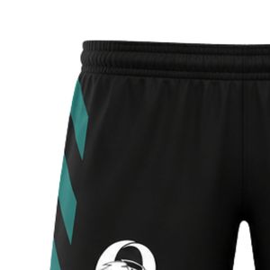 <b>White</b> Black Soccer <b>Shorts</b> for <b>Men</b> Professional Football <b>Shorts</b> Lightweight Breathable Sports Uniform Team Training Match Wear - Product Image 4