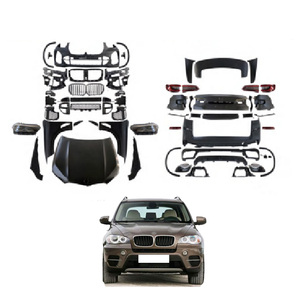 Ensemble de pare-chocs Facelift PP 08-13 <span class=keywords><strong>E70</strong></span> mise à niveau MT 2022 kits de conversion pièces automobiles accessoires de voiture Kit de carrosserie pour BMW X5 - Product Image 1