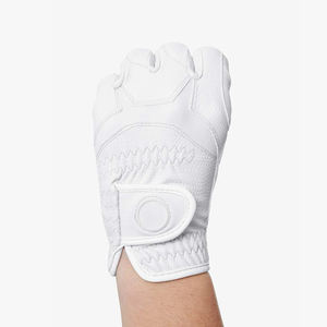 Gants d'équitation personnalisés avec logo, de haute qualité, légers et respirants, à séchage rapide, fermeture auto-agrippante, en cuir véritable - Product Image 5