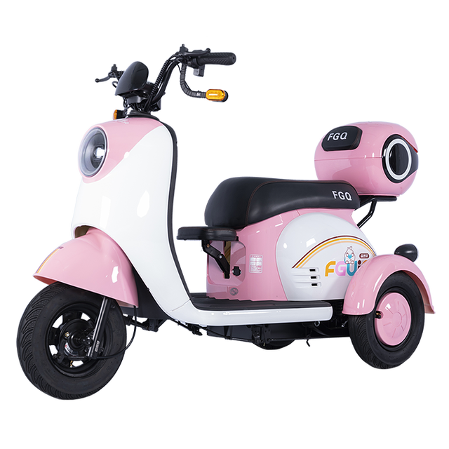FGQ Family Use Electric Scooter 3 Wheels Adult Electric Trike Electric Scooters