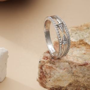 Extrême luxe 9Kt/10Kt/14Kt/18Kt or massif Moissanite anneaux tous les jours bague femmes bijoux fins en gros - Product Image 4