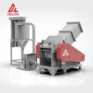 Máquina trituradora de perfil de tubería de plástico Máquina trituradora de residuos de plástico de tipo horizontal Trituradora de tubería