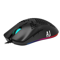 AJAZZ AJ390 RGB Mouse Komputer, Mouse Komputer Berkabel 16000 DPI Dapat Diprogram 7 Tombol 69G