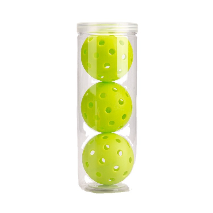 Paddle Sports Accessories Pickleball Ball Set 26 40 Holes Glow in Dark Pickleball Ball