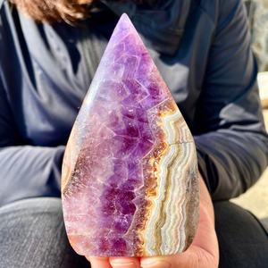 400-500g Pierres et cristaux naturels rares pour bijoux, Améthyste violette, Agate, Cristal en forme de larme pour artisanat - Product Image 5