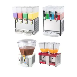 Auto insulated electric cylinder refrigerated used hot and cool cold drink beverage juice maker dispensing dispenser jar machine