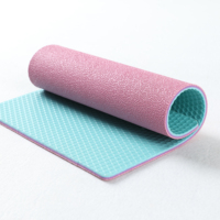 Revêtement de sol sportif en PVC HANLI 4,5 mm, grain cristal, friction modérée, dédié aux terrains de badminton standard