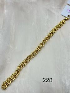 XUPING Gioielli all'ingrosso: Bracciale a catena cubana elettroplaccato, semplice, personalizzato, alla moda, hip hop, unisex, per coppie - Product Image 5