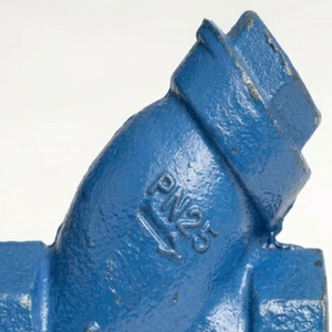 Válvula de Filtración de Tuberías de Hierro Fundido Industrial Tipo Y Clase 150 con Brida RF y Rosca BSP - Product Image 1