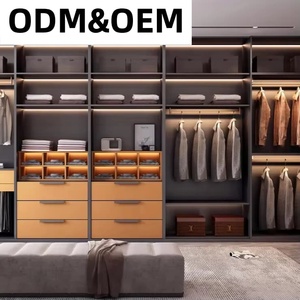 Muebles de Dormitorio Modernos y Duraderos de Madera Maciza para Toda la Casa, Armario Abierto, Fácil de Montar, para Sala de Estar u Oficina en Casa - Product Image 1