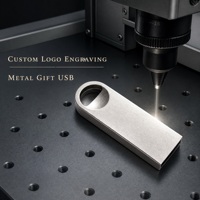 Clé USB 3.0 en métal Wooolken 64 Go, lot de 2, mini, étanche, pour PC portable, stockage de données, porte-clés, garantie 1 an