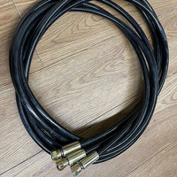 Coltri 1.2 mètres long7/16-20 aux deux extrémités Pompe de gonflage UNF Tuyau de gonflage pour compresseur haute pression