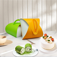 Rouleau de chocolat pour gâteau Emballage personnalisé Burger pâtissier Macaron Couverts à gâteau suisse Bonbons Boîte alimentaire à prix compétitif avec logo personnalisé
