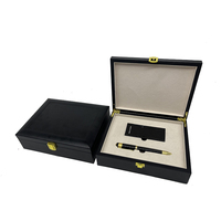 Vente en gros d'usine recyclable stylo réutilisable en ABS, ensemble porte-clés boîte d'emballage cadeau personnalisée d'affaires petites boîtes en plastique