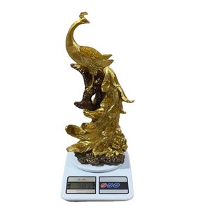 <span class=keywords><strong>2025</strong></span> Phong Cách Châu Âu 42Cm Con Công Vàng Tượng Cho Trang Trí Nội Thất Hiện Đại Nhựa Nghệ Thuật Điêu Khắc Con Công Đồ Trang Trí Văn Phòng - Product Image 2